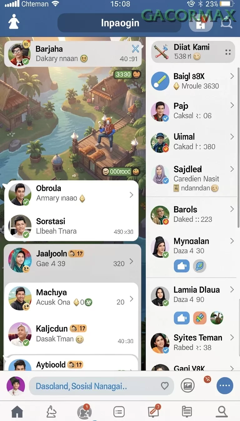 Cuplikan layar 88BOS — aktivitas