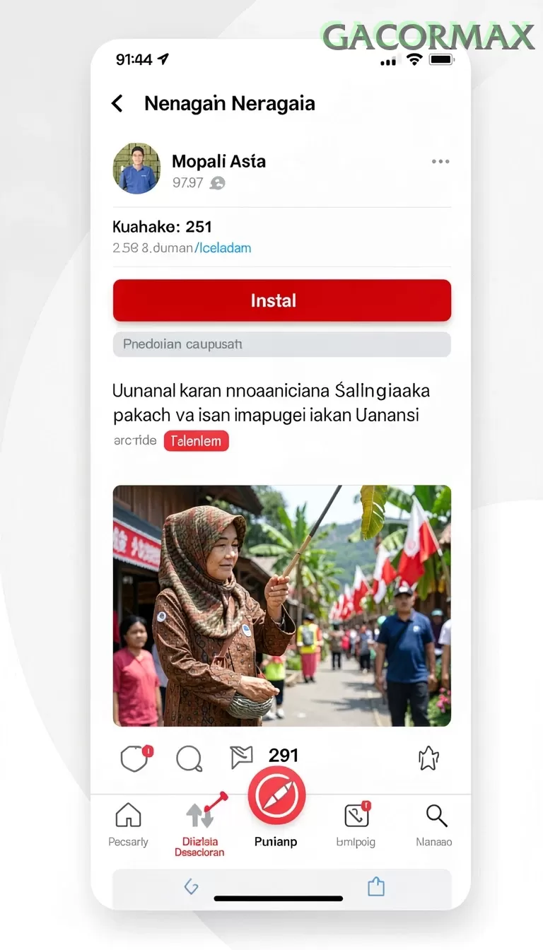 Cuplikan layar COLOKSGP — aktivitas